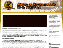 Tablet Screenshot of museodepaleontologia.com